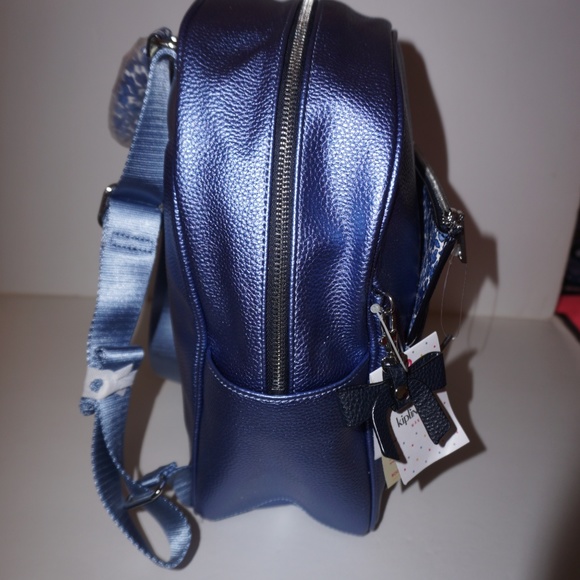 SALE!!! Kipling Amory Backpack Metallic Scuba Diver Blue main image 7